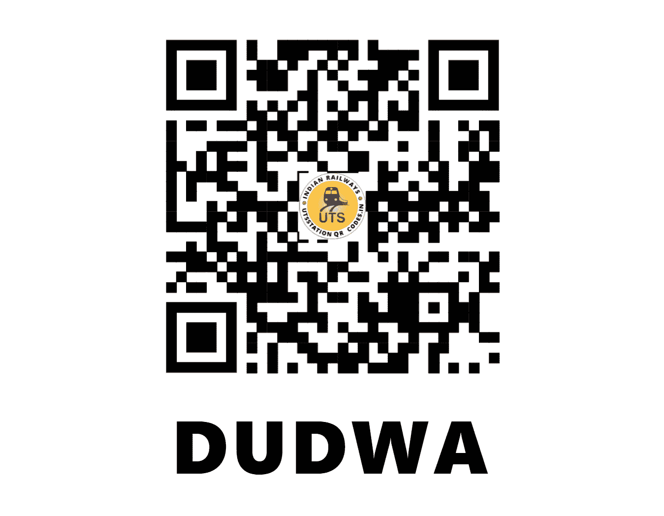 UTS QR Code for DUDWA - DDW (NE - UTTAR PRADESH)